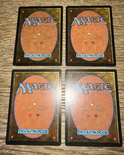 MTG X4 * Llanowar Elves X4 Near Mint Unplayed Revised Edition Playset SellbyCyn - Image 3