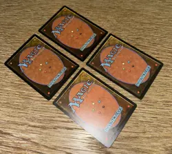 MTG X4 * Llanowar Elves X4 Near Mint Unplayed Revised Edition Playset SellbyCyn - Image 4