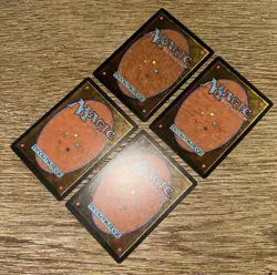 MTG X4 * Llanowar Elves X4 Near Mint Unplayed Revised Edition Playset SellbyCyn - Image 5