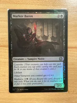MTG NM Markov Baron Foil [March of the Machines: The Aftermath] - Image 1