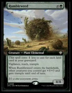 Commander: Outlaws of Thunder Junction #68 Rumbleweed (Extended Art) - Image 1