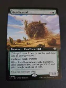 1x (68) Rumbleweed - EXTENDED ART MTG Commander Outlaws of Thunder Junction NM M - Image 1