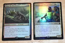 MTG 2x FOIL Legendary Tana, the Bloodsower & Kynaios and Tiro of Meletis - Image 1