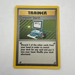 Pokemon TCG - Computer Search - 71/102 - Rare - Base Set Unlimited - Image 1