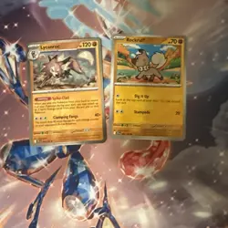Lycanroc and rockruff 085/159) [Cosmos Holo] (NM) - Pokemon - Mega Promo (ENG) - Image 1