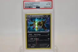 2012 Pokemon Black & White Dragons Exalted Krookodile PSA 6 - Image 1