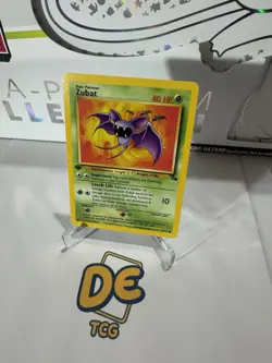 1st Edition Zubat 57/62 Pokemon TCG WOTC Base Set Fossil Common MINT NM - Image 1