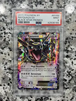 Pokemon Shiny Rayquaza EX PSA 9 XY69 XY Black Star Promo MINT - Image 1