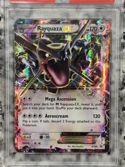 Pokemon Shiny Rayquaza EX PSA 9 XY69 XY Black Star Promo MINT - Image 3