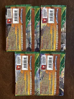 Pokemon XY Roaring Skies Booster Pack Art Set, 2 Gallade 5 Packs Sealed - Image 2