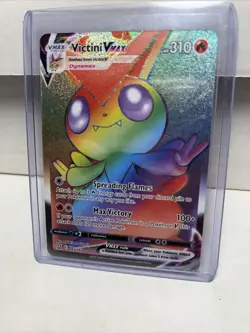 Pokemon TCG Victini VMAX Sword & Shield - Battle Styles 165/163 Holo Secret Rare - Image 2