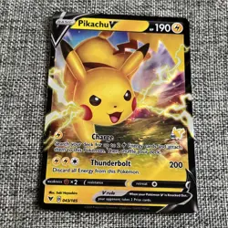 Pokemon TCG Cinderace V, Eevee V, And Pilachu V:Stamped Battle Academy Promos - Image 2