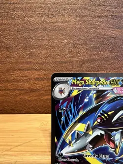 Pokemon TCG Mega Sharpedo Ex 127/094 SIR Phantasmal Flames English Pack Fresh - Image 2