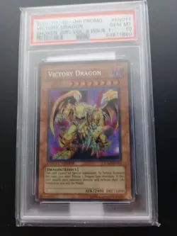 2007 YuGiOh Victory Dragon JUMP-EN011 Limited Edition Shonen Promo PSA 10 Gem - Image 1