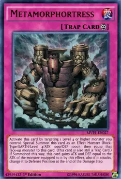 Yugioh - Metamorphortress (Ultra Rare) (Unlimited) - MVP1-EN027 P - Image 1