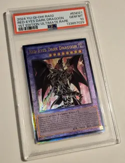 YU-GI-OH! RARITY COLLECTION II Red Eyes Dark Dragoon RA02-EN021 ULTIMATE PSA 10 - Image 2