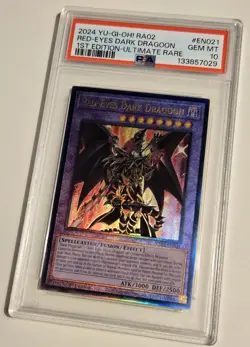 YU-GI-OH! RARITY COLLECTION II Red Eyes Dark Dragoon RA02-EN021 ULTIMATE PSA 10 - Image 3