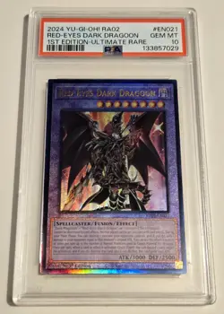 YU-GI-OH! RARITY COLLECTION II Red Eyes Dark Dragoon RA02-EN021 ULTIMATE PSA 10 - Image 4