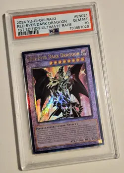 YU-GI-OH! RARITY COLLECTION II Red Eyes Dark Dragoon RA02-EN021 ULTIMATE PSA 10 - Image 5