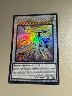 Yugioh Asian English DUNE-AE037 Cosmic Quasar Dragon Ultimate Rare NM - Image 3