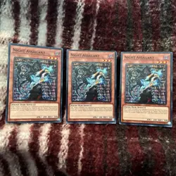 Night Assailant Yugioh Lot Of 3 OP19-EN016 Unlimited Lightly Played Goat Format - Image 1