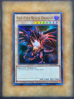 Yugioh Red-Eyes Black Dragon LC01-EN006 Ultra Rare 25th Anniversary NM - Image 1