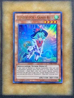 Yugioh Windwitch - Glass Bell RATE-EN098 Ultra Rare 1st Ed LP - Image 1