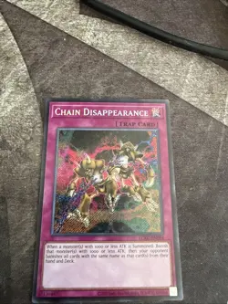 Yu-Gi-Oh! Chain Disappearance OFF CENTER / LCKC-EN094 UNLIMITED NM - Image 1
