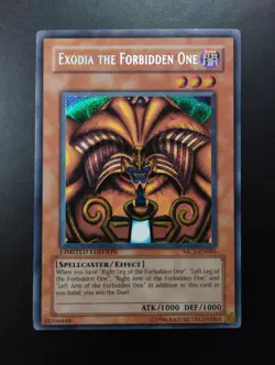 YUGIOH 2004 | EXODIA THE FORBIDDEN ONE | MC1-EN001 | PROMO | SECRET RARE | EX-NM - Image 1