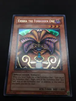 YUGIOH 2004 | EXODIA THE FORBIDDEN ONE | MC1-EN001 | PROMO | SECRET RARE | EX-NM - Image 5
