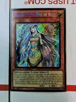 Yugioh! Maiden With Eyes of Blue LCKC-EN012 Secret Rare Unlimited NM - Image 1