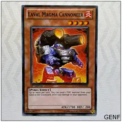Laval Magma Cannoneer - GENF-EN026 - Common 1st Edition Yugioh - Image 1