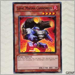 Laval Magma Cannoneer - GENF-EN026 - Common 1st Edition Yugioh - Image 1