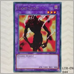 Flame Ghost - LOB-EN029 - Rare Unlimited Yugioh - Image 1