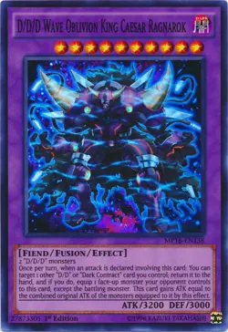 D/D/D Wave Oblivion King Caesar Ragnarok - MP16-EN138 - Super Rare - 1st Edition - Image 1