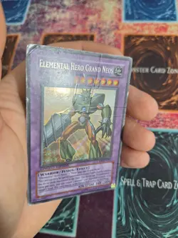 Yu-Gi-Oh! TCG Elemental Hero Grand Neos CT04-EN001 Secret Rare Limited HP/DMG - Image 4
