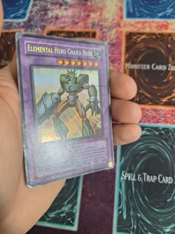 Yu-Gi-Oh! TCG Elemental Hero Grand Neos CT04-EN001 Secret Rare Limited HP/DMG - Image 5