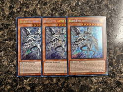 Yugioh 3x Blue-Eyes Abyss Dragon - RA01-EN016 - Secret Rare - NM - Image 1