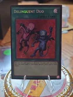 Delinquent Duo LCKC-EN101 Unlimited Secret Rare Near Mint +Bonus FREE SHIPPING! - Image 2