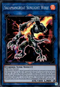 Salamangreat Sunlight Wolf OTS Pack Super OP10-EN009 Yu-Gi-Oh! - Image 1