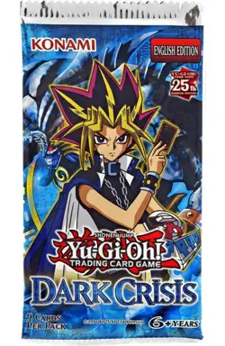 New and Sealed x 1 25th Anniversary: Dark Crisis Booster Pack Yu-Gi-Oh Booster P - Image 1