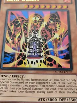 Lava Golem - SDMA-EN014 Ultra Rare UNL VLP - Yugioh - Image 3