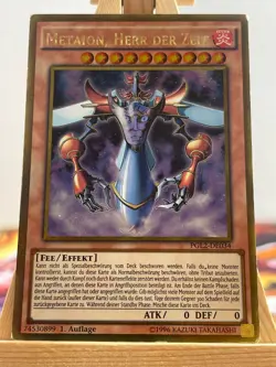 Metaion, Herr Der Zeit PGL2-DE034 Gold Rare Deutsch EX YUGIOH - Image 1
