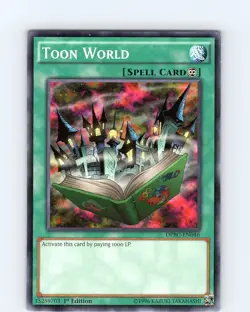 Yu-Gi-Oh TCG Toon World DPBC-EN046 1st Edition Regular Common Card NM - Image 1