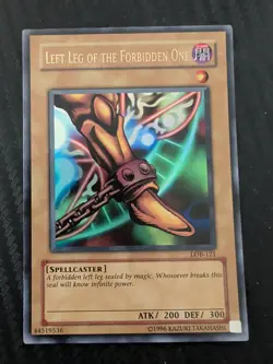 Left Leg of the Forbidden One LOB-EN121 - Ultra Rare Unlimited Near Mint YuGiOh - Image 1