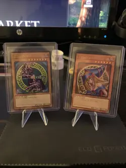 NM 2 Card Dark Magician Girl QCCU-JP002 QCCU-JP001 Ultra Rare YuGiOh Card - Image 1