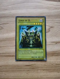 Yu-Gi-Oh! - Lord Of D. - SDK-041 - Super Rare - Ink Faded ( Misprint ) - Image 1