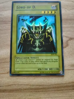 Yu-Gi-Oh! - Lord Of D. - SDK-041 - Super Rare - Ink Faded ( Misprint ) - Image 3