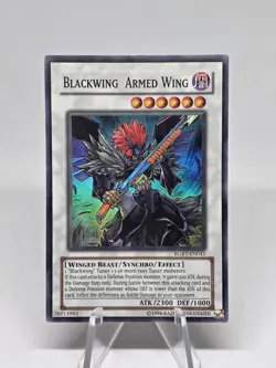 Yu-Gi-Oh! TCG Blackwing Armed Wing RGBT-EN041 Raging Battle Unlimited Edition - Image 1