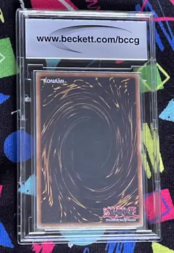 Yu-Gi-Oh! Legend Blue Eyes White Dragon 2002 Unlimited LOB-001 Beckett BCCG 10 - Image 2